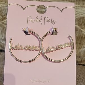 NWT I do crew hoop earrings.